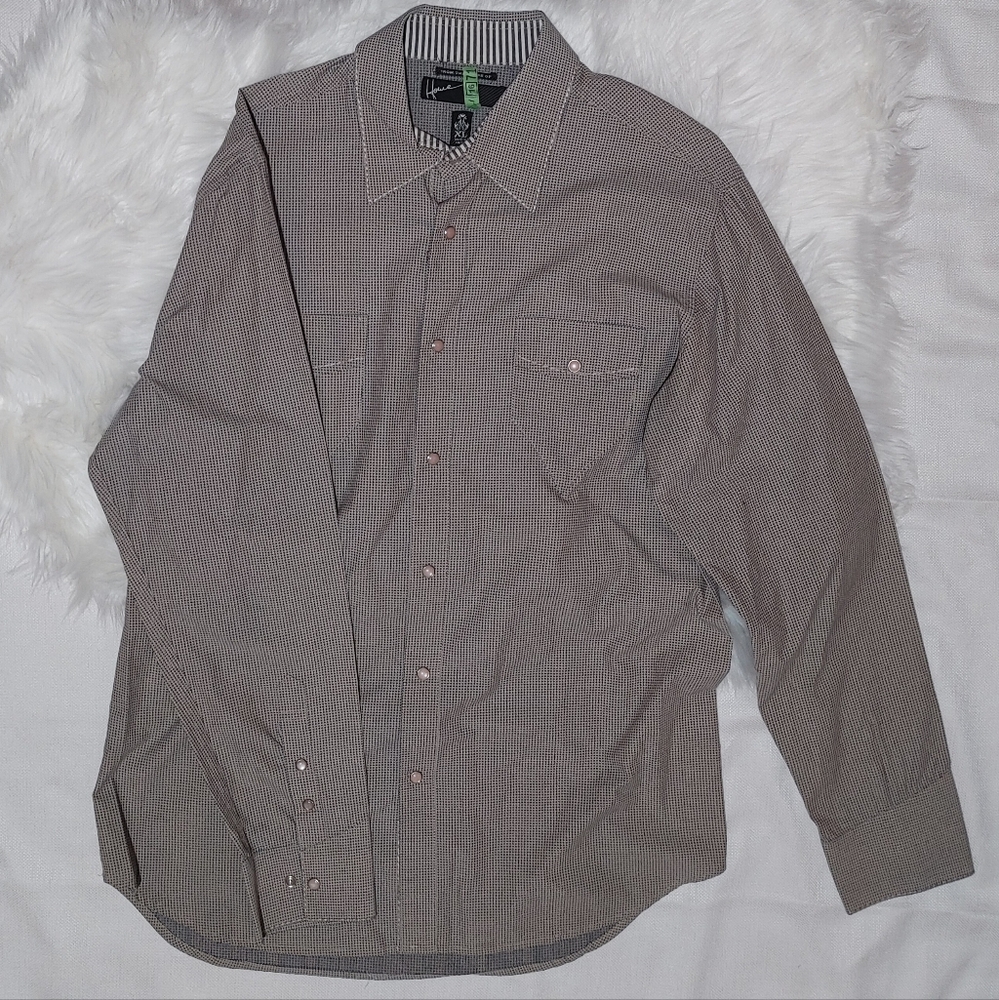 Hause Howe Men's Shirt Snap-on Dress Shirt XL Pre-owned